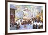 Maslanitsa; Shrovetide-Boris Kustodiyev-Framed Art Print