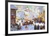 Maslanitsa; Shrovetide-Boris Kustodiyev-Framed Art Print