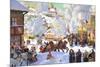 Maslanitsa; Shrovetide-Boris Kustodiyev-Mounted Art Print