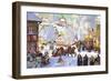 Maslanitsa; Shrovetide-Boris Kustodiyev-Framed Art Print