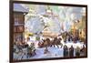 Maslanitsa; Shrovetide-Boris Kustodiyev-Framed Art Print