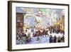 Maslanitsa; Shrovetide-Boris Kustodiyev-Framed Art Print