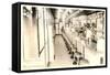 Masner Brothers Soda Fountain-null-Framed Stretched Canvas