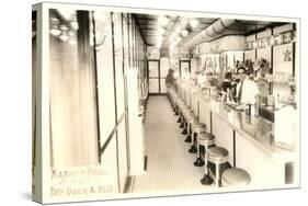 Masner Brothers Soda Fountain-null-Stretched Canvas