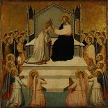 The Coronation of the Virgin-Maso Di Banco-Framed Stretched Canvas