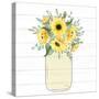 Mason Jar Floral 12-Kimberly Allen-Stretched Canvas