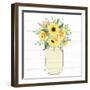 Mason Jar Floral 12-Kimberly Allen-Framed Art Print