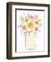 Mason Jar Floral 1-Kimberly Allen-Framed Art Print