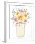 Mason Jar Floral 1-Kimberly Allen-Framed Art Print