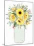 Mason Jar Floral 5-Kimberly Allen-Mounted Art Print