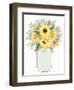 Mason Jar Floral 5-Kimberly Allen-Framed Art Print