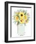 Mason Jar Floral 5-Kimberly Allen-Framed Art Print