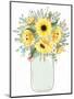 Mason Jar Floral 5-Kimberly Allen-Mounted Art Print