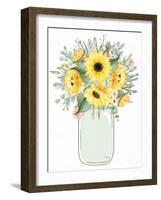 Mason Jar Floral 5-Kimberly Allen-Framed Art Print