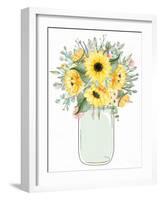 Mason Jar Floral 5-Kimberly Allen-Framed Art Print