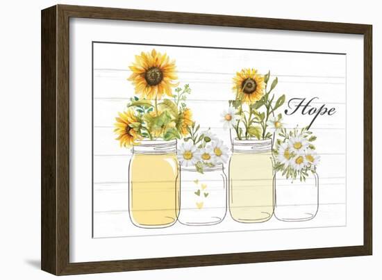 Mason Jar Floral 6-Kimberly Allen-Framed Art Print