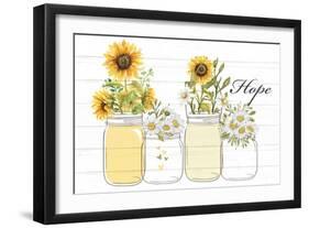 Mason Jar Floral 6-Kimberly Allen-Framed Art Print