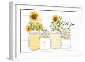 Mason Jar Floral 6-Kimberly Allen-Framed Art Print