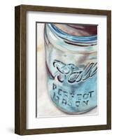 Mason Jar I-Redstreake-Framed Art Print