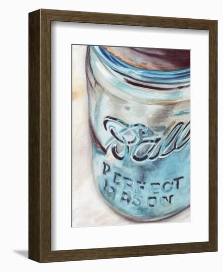 Mason Jar I-Redstreake-Framed Art Print