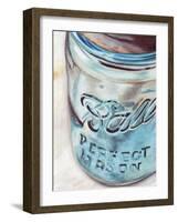 Mason Jar I-Redstreake-Framed Art Print