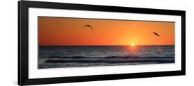 Masonboro Inlet Sunrise II-Alan Hausenflock-Framed Art Print