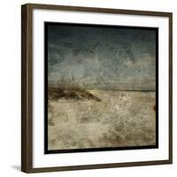 Masonboro Island No. 1-John W^ Golden-Framed Art Print