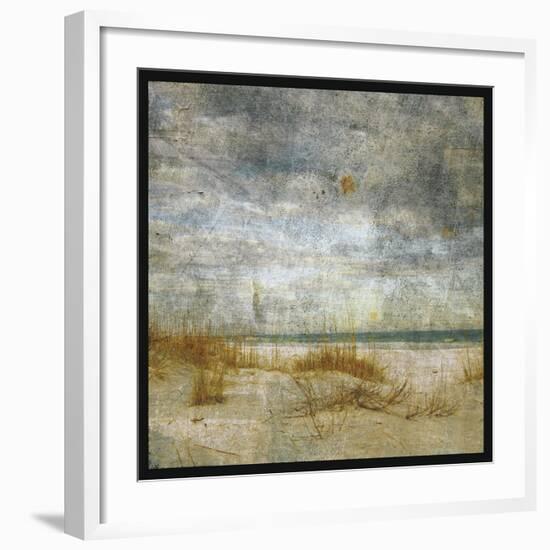 Masonboro Island No. 4-John W^ Golden-Framed Art Print