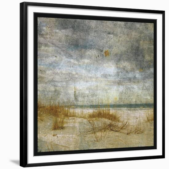 Masonboro Island No. 4-John W^ Golden-Framed Art Print