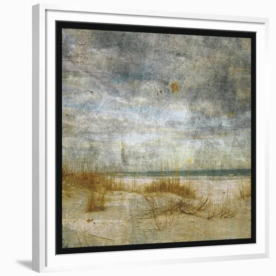 Masonboro Island No. 4-John W^ Golden-Framed Art Print