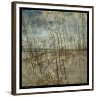 Masonboro Island No. 6-John W^ Golden-Framed Art Print