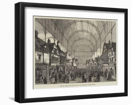 Masonic Bazaar and Fancy Fair in the Exhibition Palace, Dublin-null-Framed Giclee Print