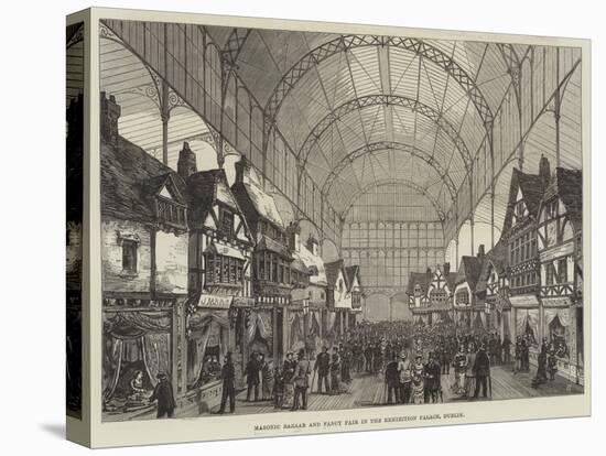 Masonic Bazaar and Fancy Fair in the Exhibition Palace, Dublin-null-Stretched Canvas