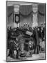 Masonic Funeral-null-Mounted Art Print