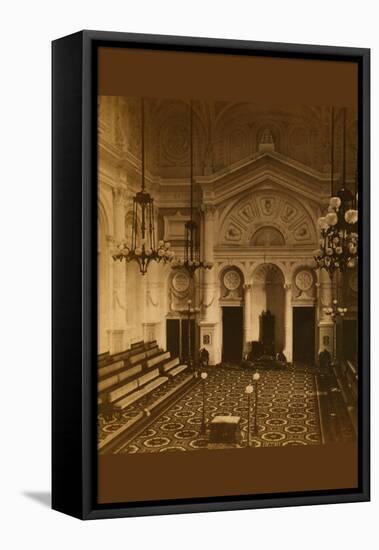 Masonic Hall - Philadelphia - Interior-Frederick Gutenkunst-Framed Stretched Canvas