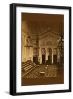 Masonic Hall - Philadelphia - Interior-Frederick Gutenkunst-Framed Art Print