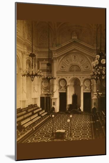 Masonic Hall - Philadelphia - Interior-Frederick Gutenkunst-Mounted Art Print