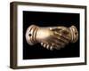 Masonic Handshake. Symbol, End of 19th C-null-Framed Photographic Print