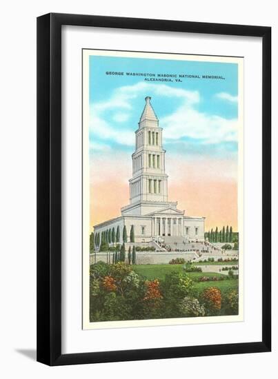 Masonic Memorial, Alexandria, Virginia-null-Framed Art Print