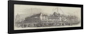 Masonic Procession at Bolton, Churchgate-null-Framed Giclee Print