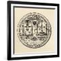 Masonic Seal, 1802, from 'The History of Freemasonry, Volume III', Published by Thomas C. Jack,…-null-Framed Giclee Print