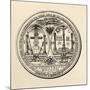 Masonic Seal, 1802, from 'The History of Freemasonry, Volume III', Published by Thomas C. Jack,…-null-Mounted Giclee Print