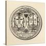 Masonic Seal, 1802, from 'The History of Freemasonry, Volume III', Published by Thomas C. Jack,…-null-Stretched Canvas