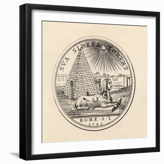 Masonic Seal, from 'The History of Freemasonry, Volume III', Published by Thomas C. Jack, London,…-null-Framed Giclee Print