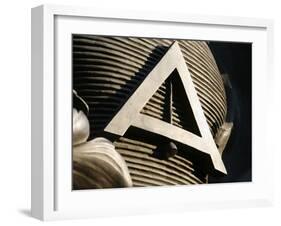 Masonic Symbol at the Place De La Nation, Paris, Ile De France, France, Europe-Godong-Framed Photographic Print