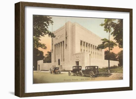 Masonic Temple, Ann Arbor, Michigan-null-Framed Art Print