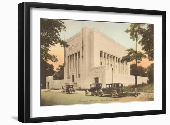 Masonic Temple, Ann Arbor, Michigan-null-Framed Art Print