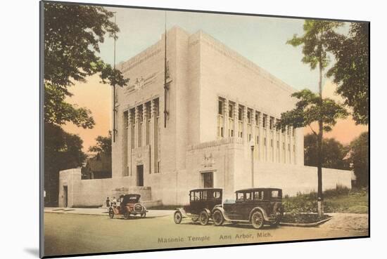 Masonic Temple, Ann Arbor, Michigan-null-Mounted Art Print