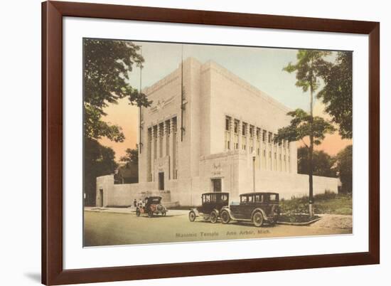 Masonic Temple, Ann Arbor, Michigan-null-Framed Premium Giclee Print