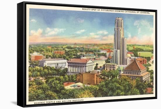 Masonic Temple, Cathedral of Learning, Pittsburgh, Pennsylvania-null-Framed Stretched Canvas